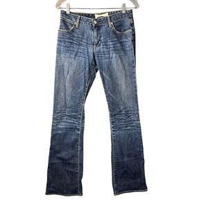 Paper Denim Cloth Relaxed Bootcut Low Rise Jeans Size US 27